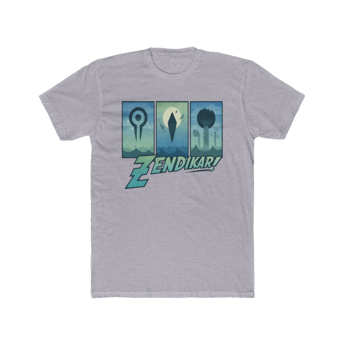 Magic: The Gathering Zendikar Triptych T Shirt | Zentreya - alternate angle 4, merchandise